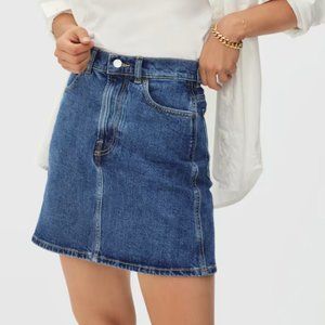 The Way-High Jean Skirt Everlane Size 25